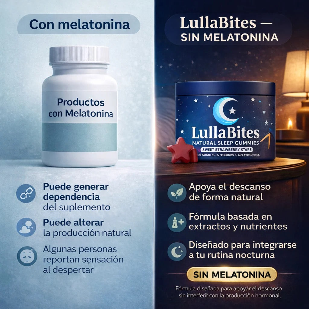 Lullabites Gummies | 🍓 Consigue un sueño profundo. Sin melatonina ni azúcar🍓