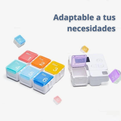 Organizador de pastillas con 4 Alarmas 💊⏰|Nuevo en RD