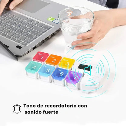 Organizador de pastillas con 4 Alarmas 💊⏰|Nuevo en RD