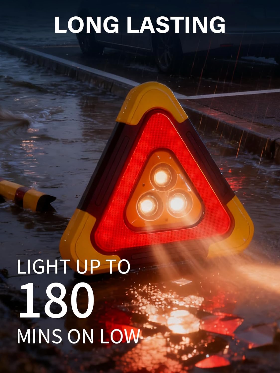 Triángulo de Seguridad Vial 30cm