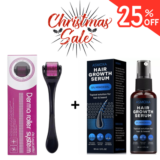 KIT CRECE YA: MINOXIDIL 5% + DERMARROLLER 0,5 mm